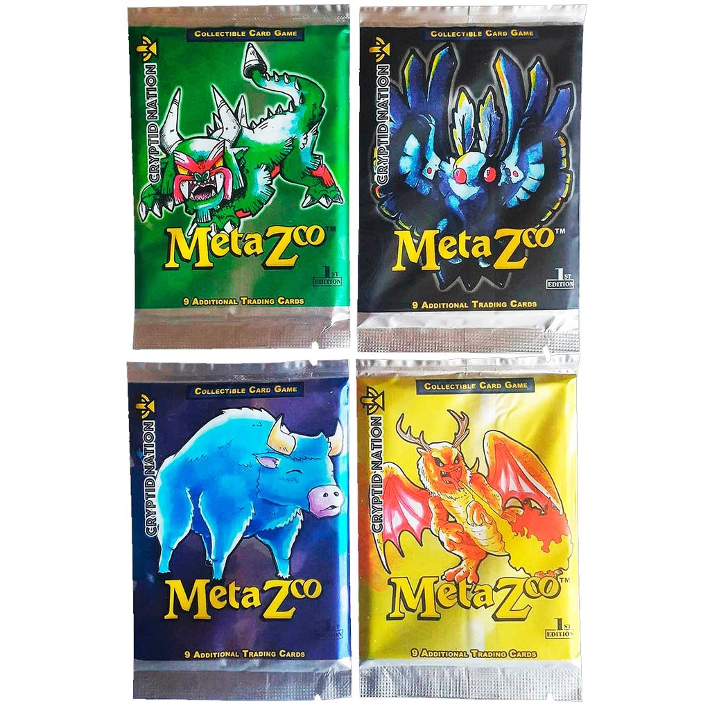Metazoo Cryptid Nation Speel Book Booster Cartas Inglês | Shopee