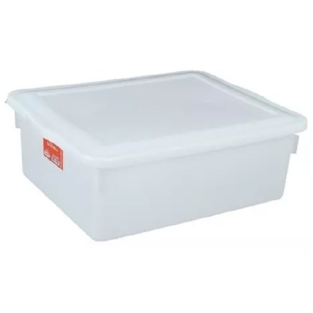 Caixa Bioprátika 16,5 Litros Com Tampa Branca Pleion 0540 | Shopee