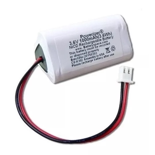 Bateria 3,6v Aa 1000mah Triangular Com Conector Ni-cd