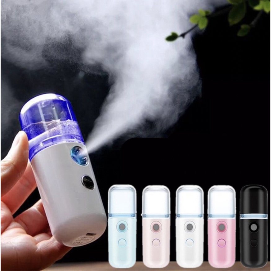 Nano Mister Spray Umidificador Vaporizador Atomizador Hidrata Facial Rosto E Cilios Usb