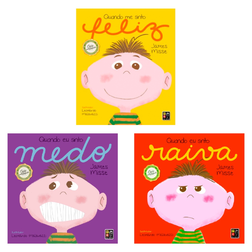 Livros Cartonados - Quando me sinto: Feliz, com Raiva, com Medo - Livro ...