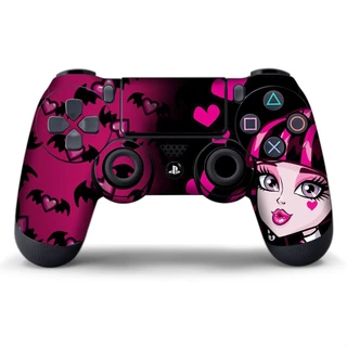Customização de controle ps4 rosa menina/ 1 adesivo de fácil aplicação envernizado Cole em casa