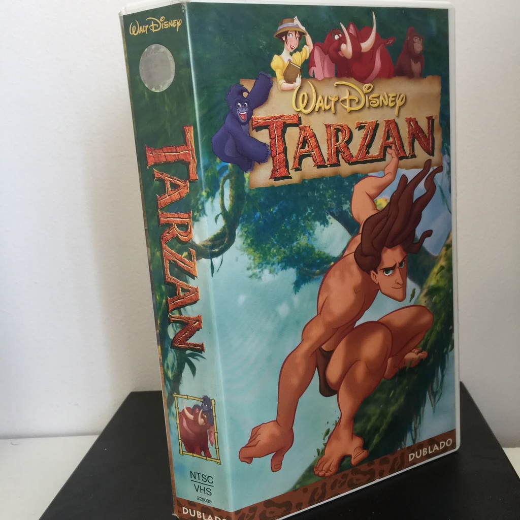 Filme Vhs Tarzan Desenho - Dublado