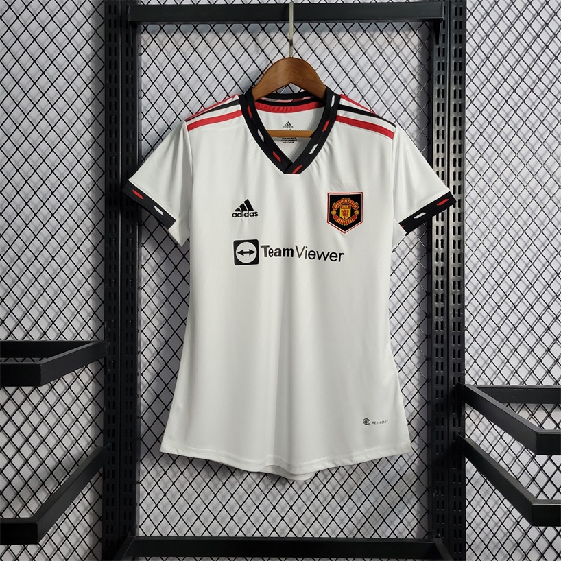 Camisa Tailandesa Personalizada Versão 1.1 Vestuário Feminino 22-23M-U Manchester Union Away