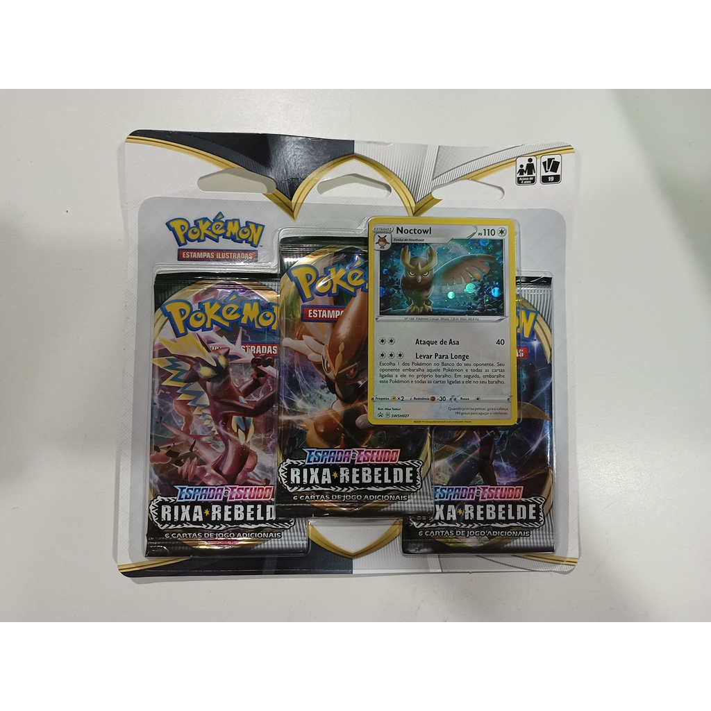 Blister Triplo Rixa Rebelde Ee2 - Pokémon Tcg