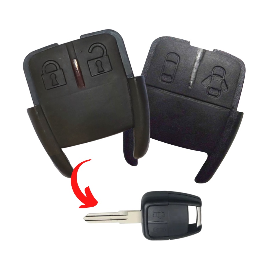 Custodia Portachiavi Con Telecomando A 2 Pulsanti Per Opel Corsa D Per - Foto 3