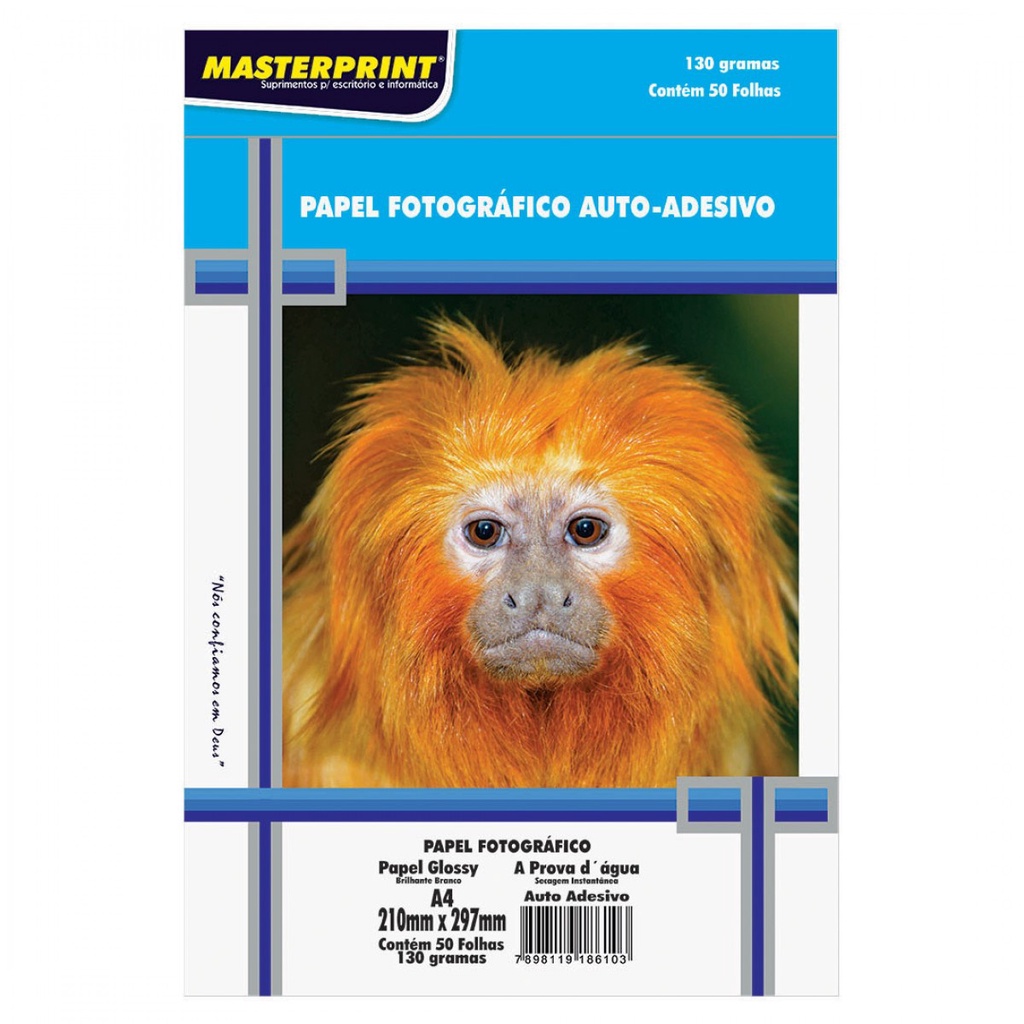 Papel Fotogr Fico Adesivo A Gramas Masterprint Folhas Shopee Brasil