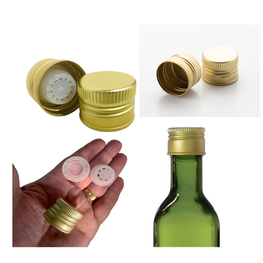 Kit 100 tampas com dosador e lacre para garrafa de azeite | Shopee Brasil