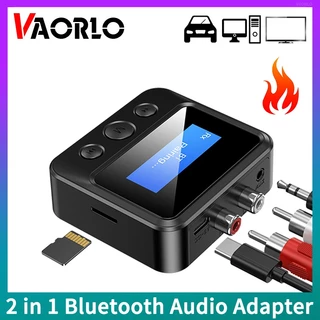 Transmissor Bluetooth 5.0 Receptor EDR Adaptador Sem Fio USB Dongle 3.5mm AUX RCA Para TV PC Fones De Ouvido Home Áudio Estéreo HIFI Carro