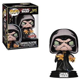 FUNKO POP STAR WARS EXCLUSIVE - EMPEROR PALPATINE 573 NOVO ORIGINAL em Oferta na Shopee