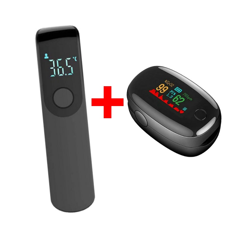 Termômetro De Oxigênio No Sangue Do Dedo Pulso TFT Tela SPO2 PR Monitor ...