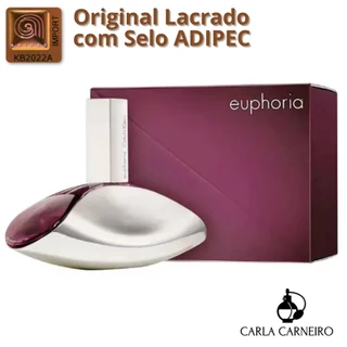 Euphoria Calvin Klein 30ml / 50ml / 100ml Original Lacrado com Selo ADIPEC - Perfume Euphoria Eau de Parfum - Perfume Feminino Importado