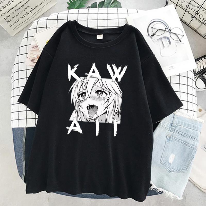 Camiseta Unissex Anime Hentai Kawaii Camisa Algodão Shopee Brasil 0297