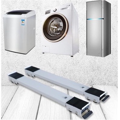Base Móvel Para Máquina De Lavar Geladeira Suporte Universal Ajustável Com Rodinhos