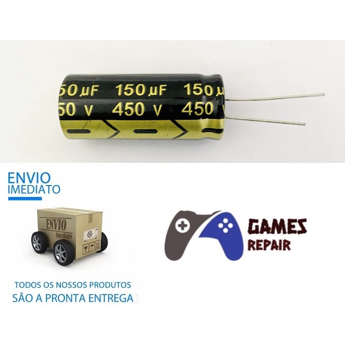 Capacitor 150uf X 450v Para Fonte Xbox One Shopee Brasil
