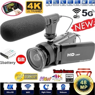 Nova Câmera 4K 1080P 16MP Digital 2.4 Polegadas Tela LCD 16x Zoom Portátil 32GB Web