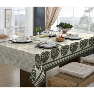 Toalha de Mesa Tecido Linhão Retangular 8 Lugares Àrea gourmet Várias Cores