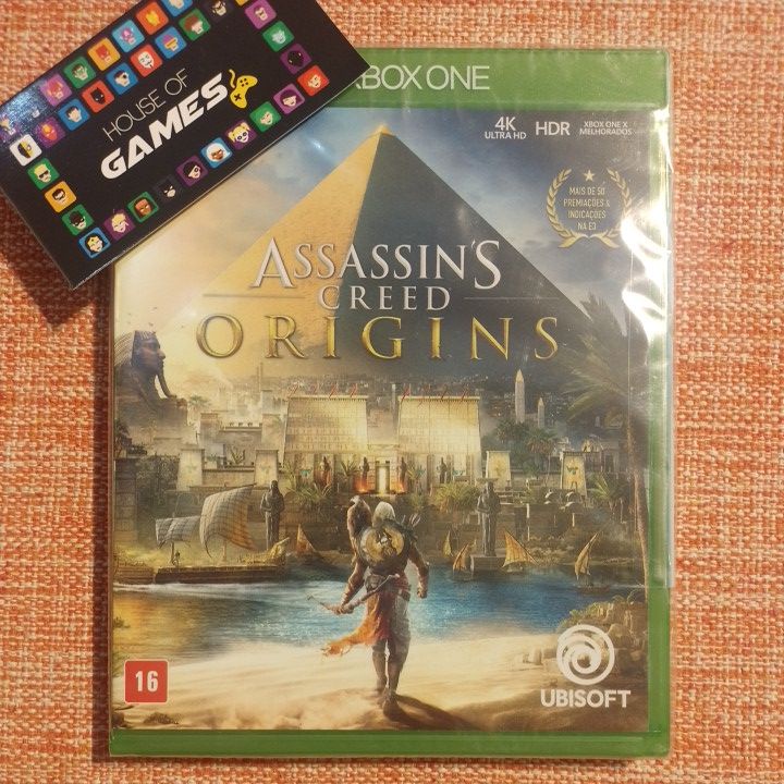 Assassin's Creed Origins Xbox one Mídia física novo Lacrado original Assassins Assassin Creed