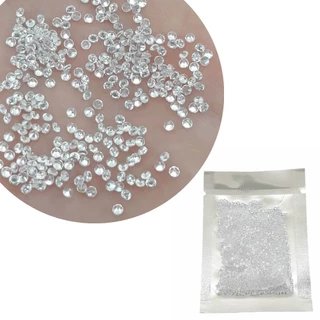 1000 Unidades Zircônia Redonda Cúbica Cristal 1mm