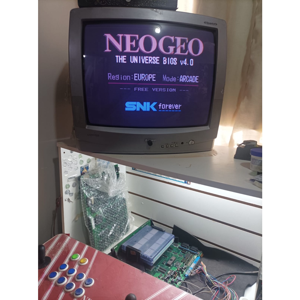 Placa Mãe Neo Geo Mv1fs (stereo) Perfeito Jamma Fliperama