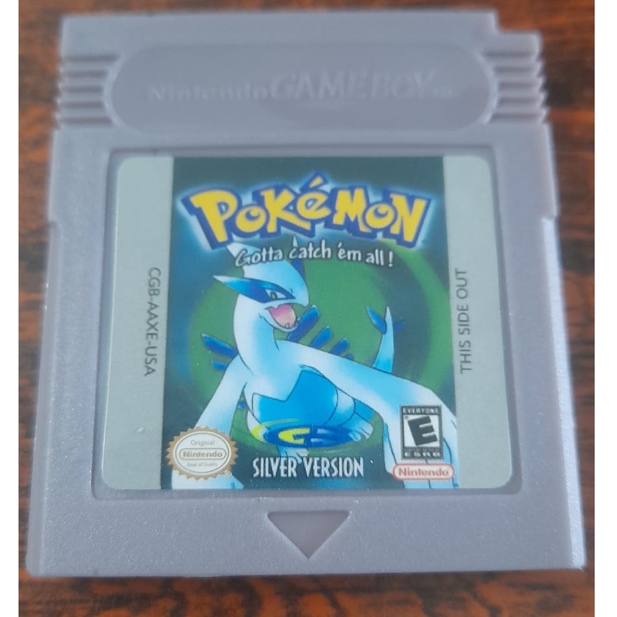 Jogo Pokemon Silver Para Game Boy Perfeito