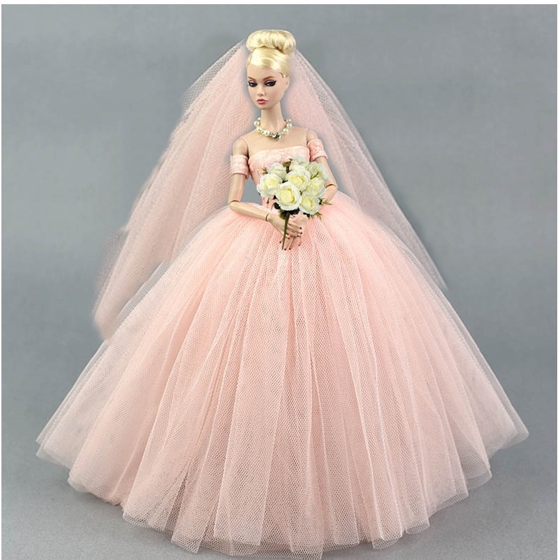 Como fazer vestido de noiva sem costura para Barbie e outras bonecas!