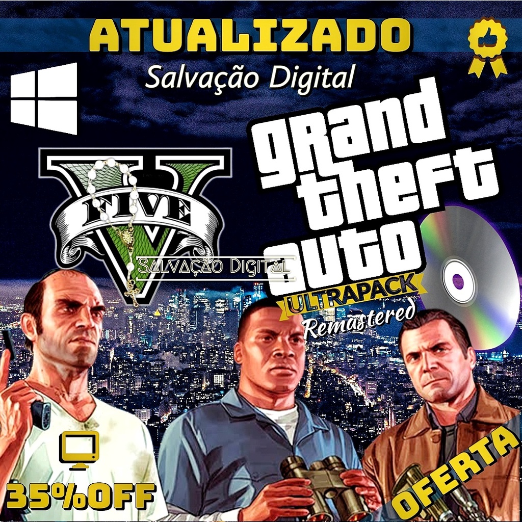 Grand theft auto five GTA 5 GTA V Xbox 360 desbloqueado destravado LT 3.0  RGH e outros