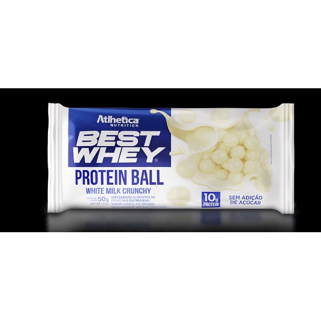 Best Whey Protein Ball (30g) – Chocolate Branco – Atlhetica Nutrition