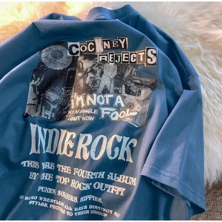 Camiseta Novo homem Tendência Versão Coreana Solto e Bonito Versátil Estilo Americano!