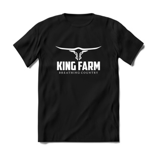 Camiseta Básica 100% Algodão King Farm Penteado Camisa Country