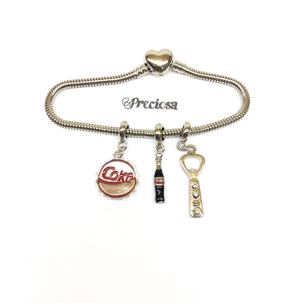 Berloque coca cola/ coca ks/ abridor de garrafa/ tampa coke/ pingente