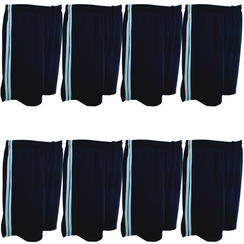 Kit 15 Shorts Futebol Calção Masculino Dry