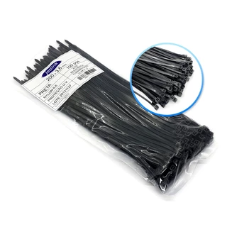 Pacote 100 Cintas Plásticas Abraçadeiras de Nylon Várias Medidas