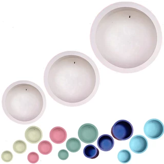 Kit 03 Nichos Redondos Mdf várias cores a pronta entrega
