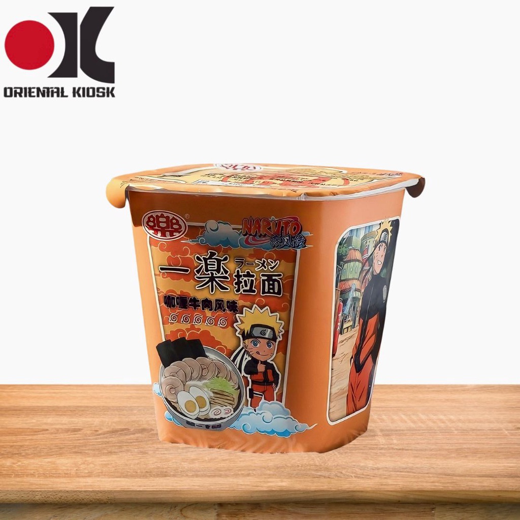 Ramem/Lamen Miojo Instantâneo Naruto Sabor Carne Com Curry Edição ...