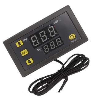 W3230 DC Controle De Temperatura Do Termostato Digital LCD Com Sonda 12V/24V 20A AC 110V-220V 10A