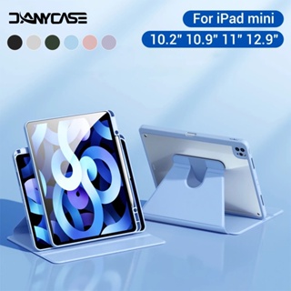 Capa Para 2021 iPad Pro 11 Air 4/5 10.9 12.9 Mini 6 2019 10,2 7/8/9a Geração 360 ° Estojo De Rotação