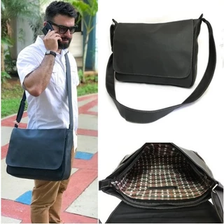 Bolsa Carteiro Pasta Tiracolo Masculino / Couro Sintético