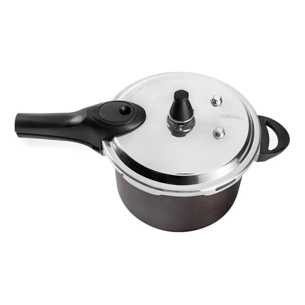 Panela de Pressão Pressure Brinox 4,2L Preta