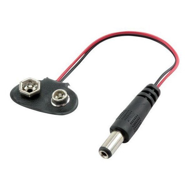 Conector P4 Clip P/ Bateria 9v P/ Arduino Uno Mega Adaptador | Shopee ...