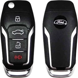 Chave Canivete Com Placa Original Ford Fiesta 2011 2012 2013