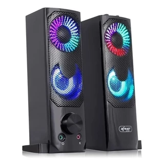 Caixa De Som PC Alto-falante Knup Kp-6041 Portátil Preto