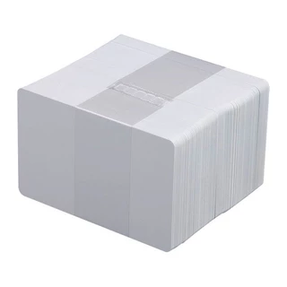 Cartão Cartões Pvc Branco P/Crachás 54 x 86 x 0,75mm 100 Unidades