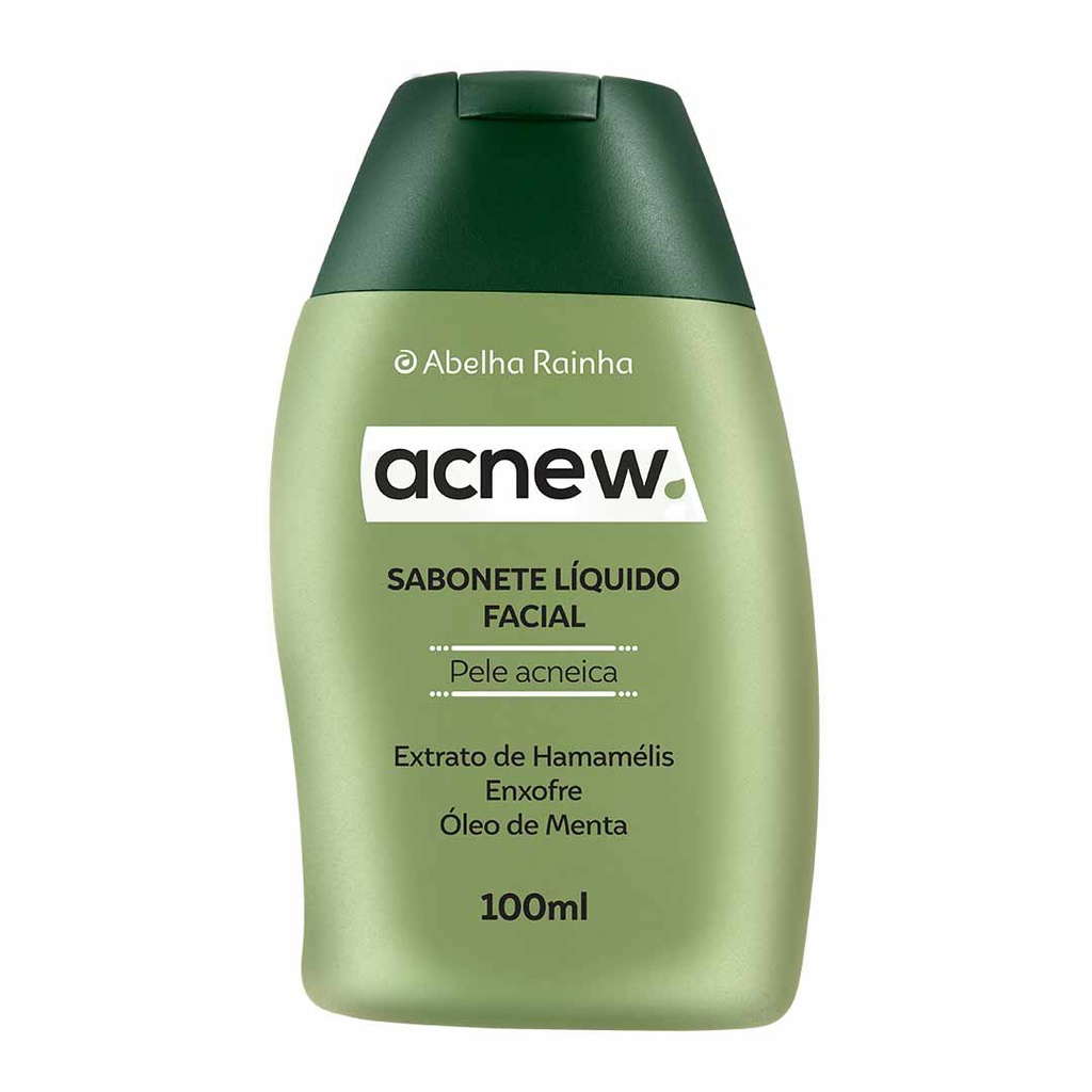 Sabonete Líquido Facial Anti-Acne Acnew 100ml abelha rainha | Shopee Brasil