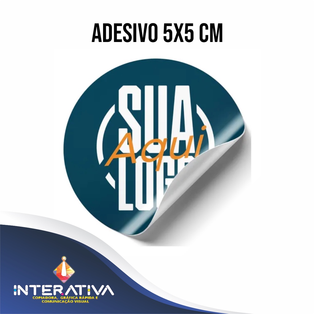 Etiqueta Adesiva Com Sua Logo Ou Arte Unidades X Cm Shopee Brasil