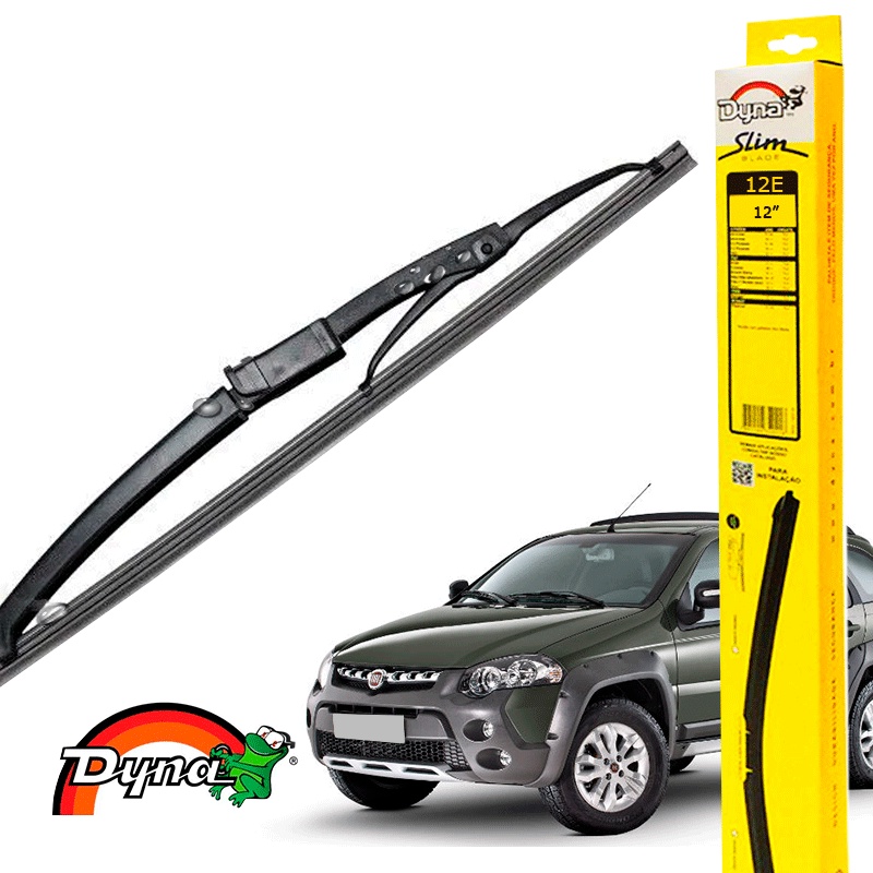 Limpador de Para-brisa Fiat Palio Adventure 2008 a 2016 Dyna ...