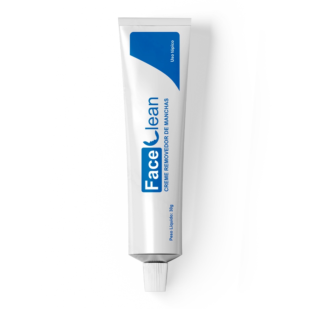 Creme Face Clean Clareador Melasma, Manchas de Pele, Rosto, colo e mãos ...