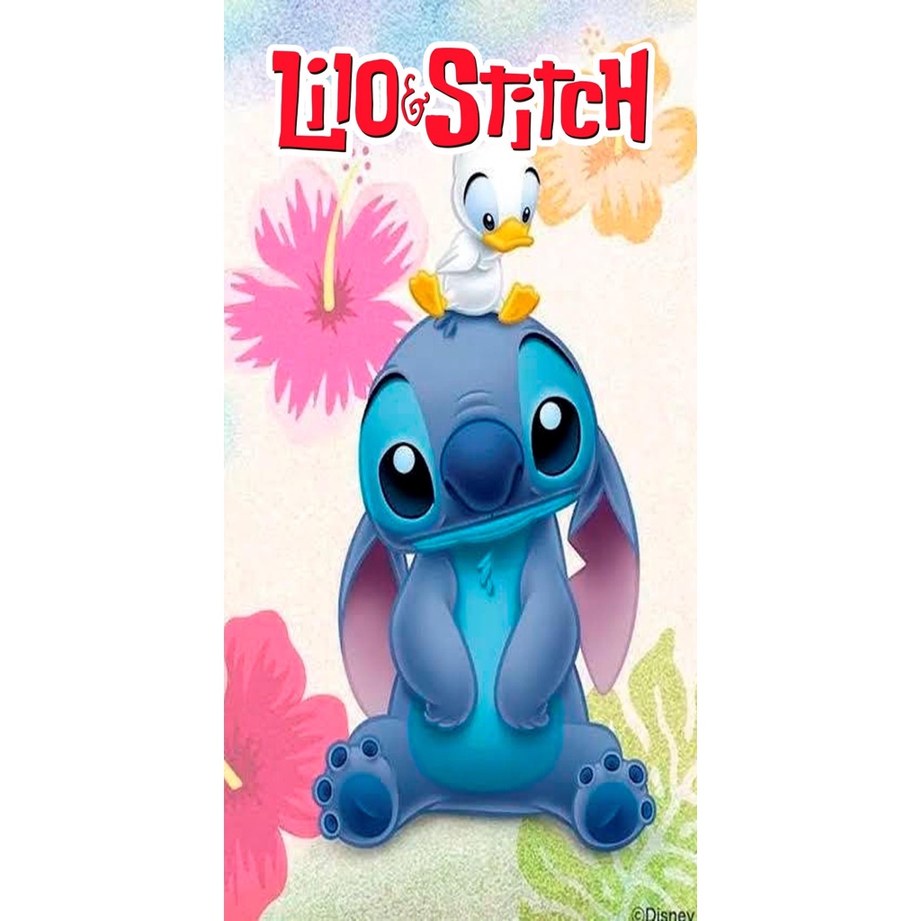 Toalha De Banho Infantil Lilo Stitch Shopee Brasil