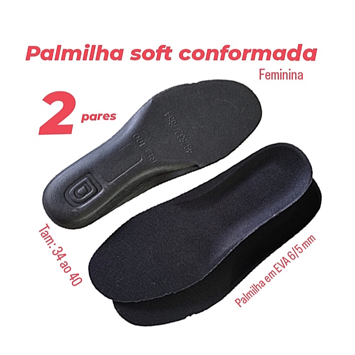 2 PARES PALMILHA PARA TENIS FEMININO ,BOTA, SAPATILHA,CONFORTAVEL ...