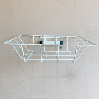 Lixeira Externa para casa Parede Muro Grade Portão Anticorrosiva + kit de instação